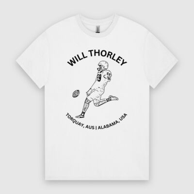 Will Thorley Classic Sketch Tee (WHITE) Thumbnail
