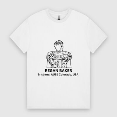 Regan Baker Classic Sketch Tee  Thumbnail